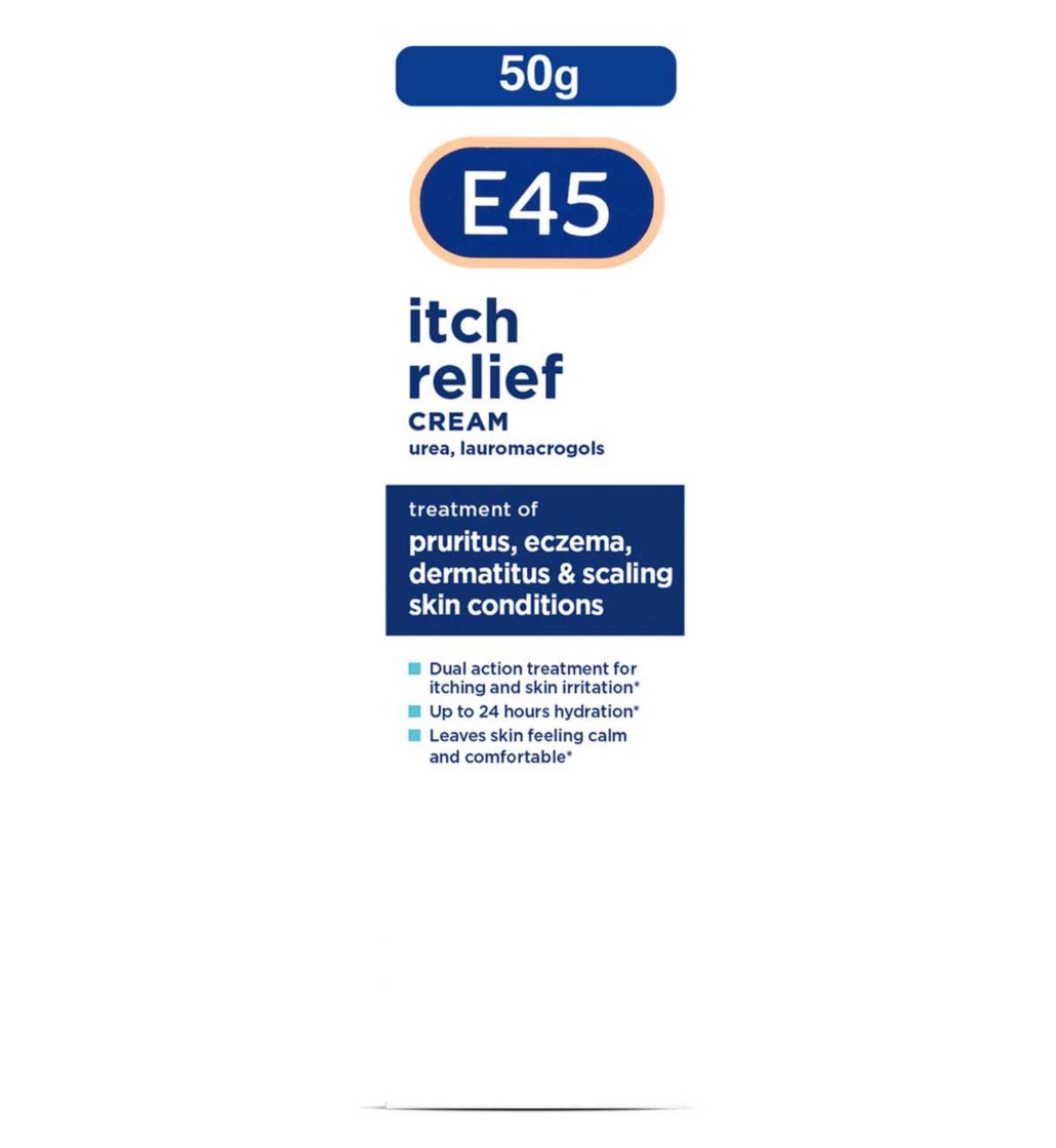 E45 Itch Relief Cream for Itchy, Irritated and Eczema Prone Skin 