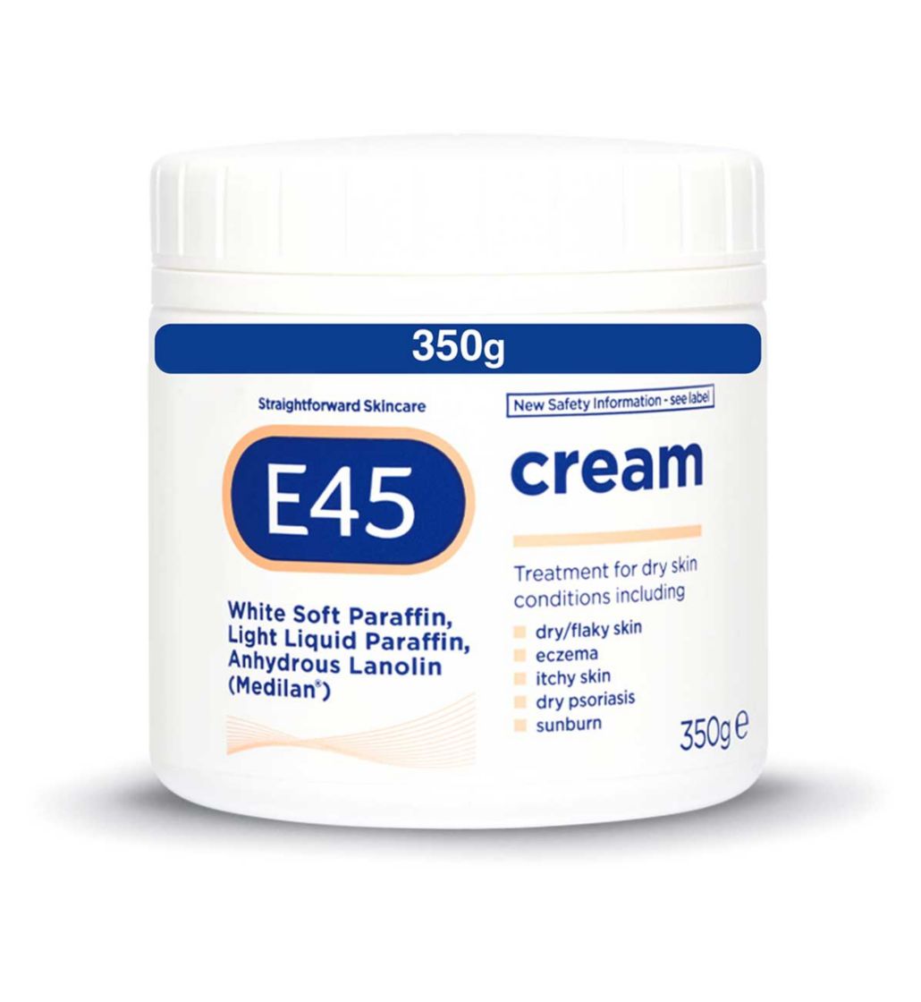 E45 Dermatological Moisturizing Cream for Dry Skin & Eczema 