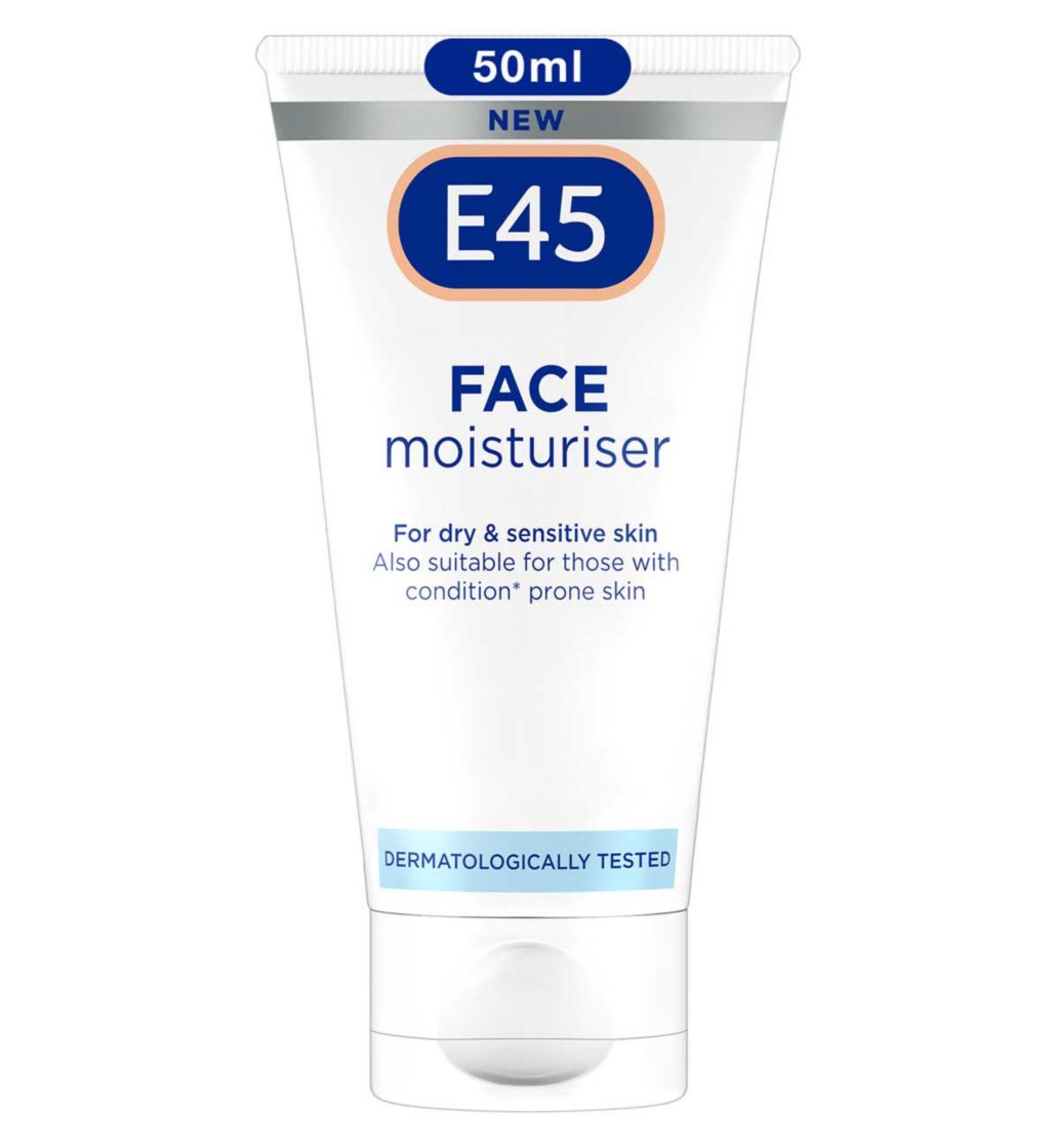 E45 Face Moistruiser for Long Lasting Hydration for Dry and Sensitive Skin 